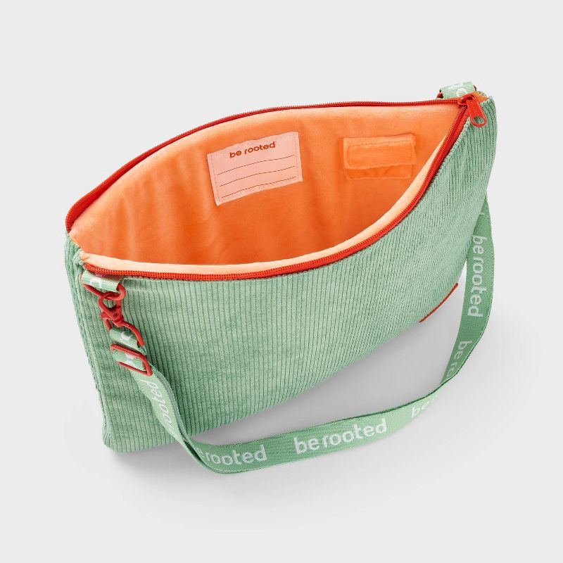 slide 3 of 3, Be Rooted 14.75" Wide Laptop Bag with Adjustable strap Sage Green, 1 ct