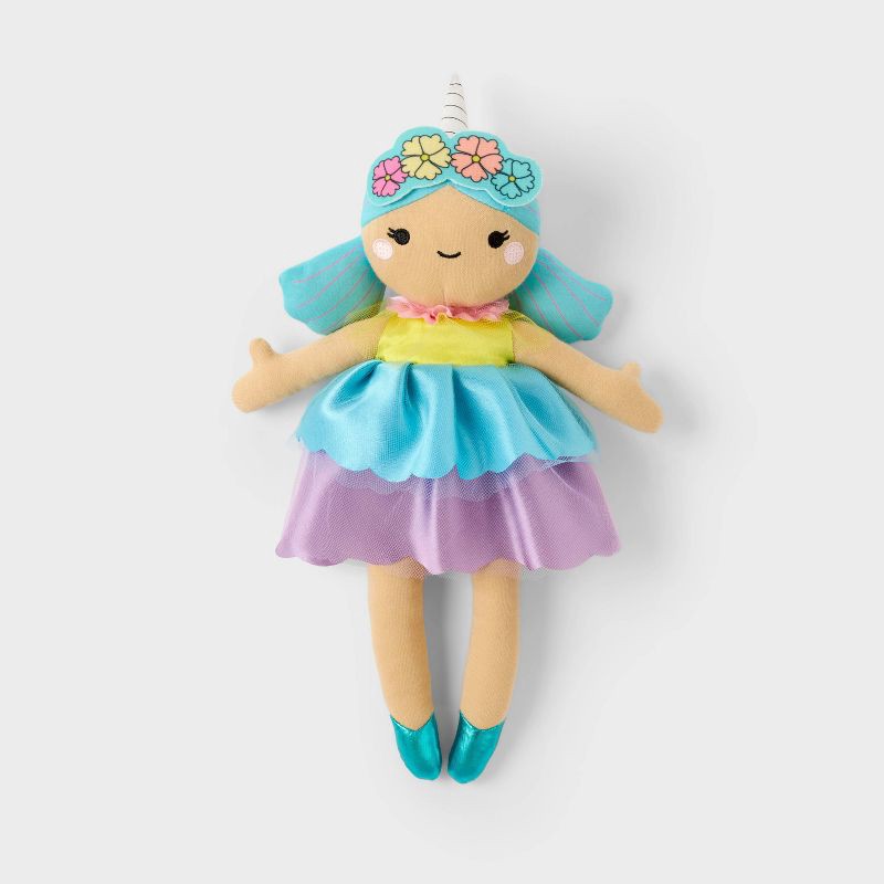 slide 2 of 4, 25.7" Unicorn 2 Dress-Up 3 with Doll 4pc Set - Gigglescape™, 4 ct