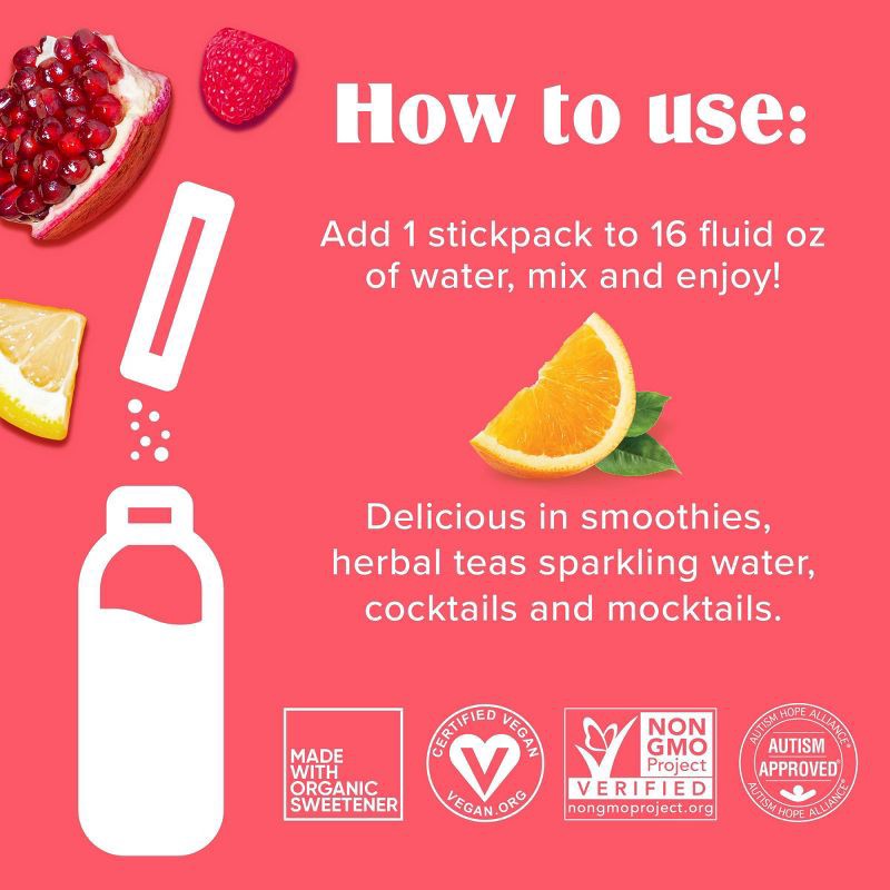 slide 7 of 8, Ultima Replenisher Daily Hydration Electrolyte Stick Packs - Summer Splash Variety Pack - 1.7oz/14ct, 1.7 oz, 14 ct