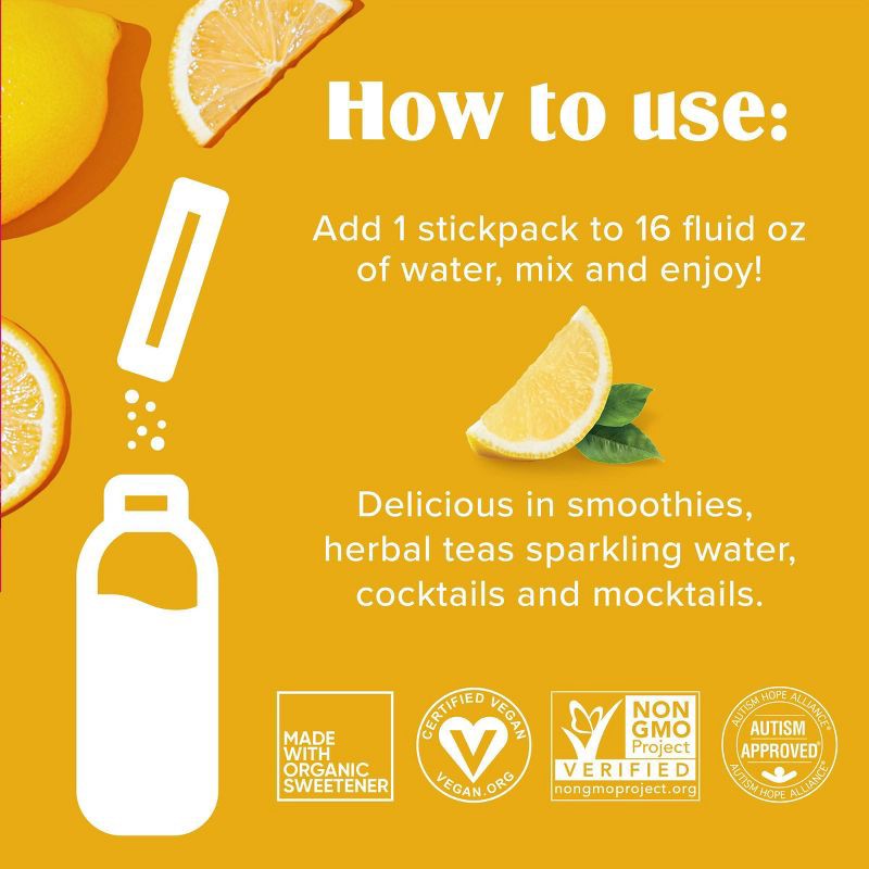 slide 6 of 8, Ultima Replenisher Daily Hydration Electrolyte Stick Packs - Lemonade - 1.8oz/14ct, 1.8 oz, 14 ct