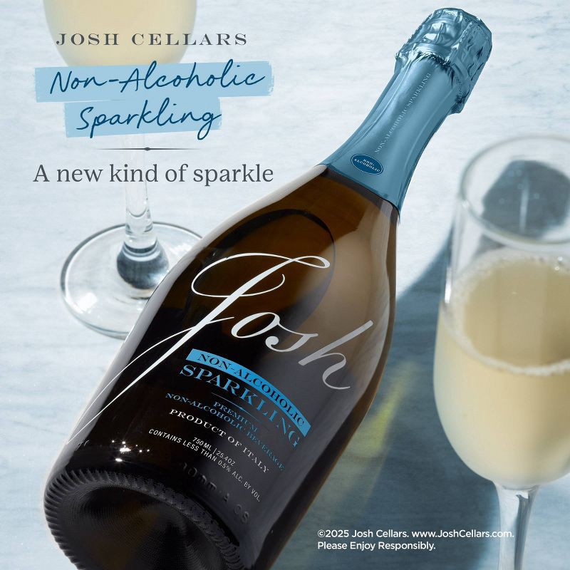 slide 4 of 7, Josh Cellars Josh Non-Alcoholic Sparkling Wine - 750ml Bottle, 750 ml