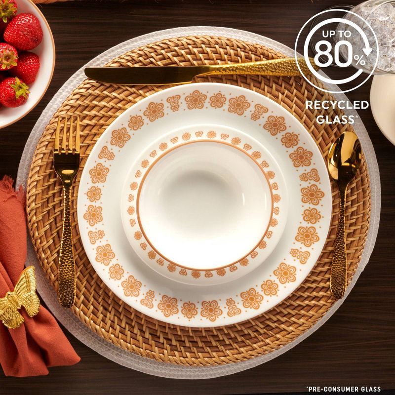 slide 6 of 7, Corelle 16pc Butterfly Gold Dinnerware Set, 16 ct
