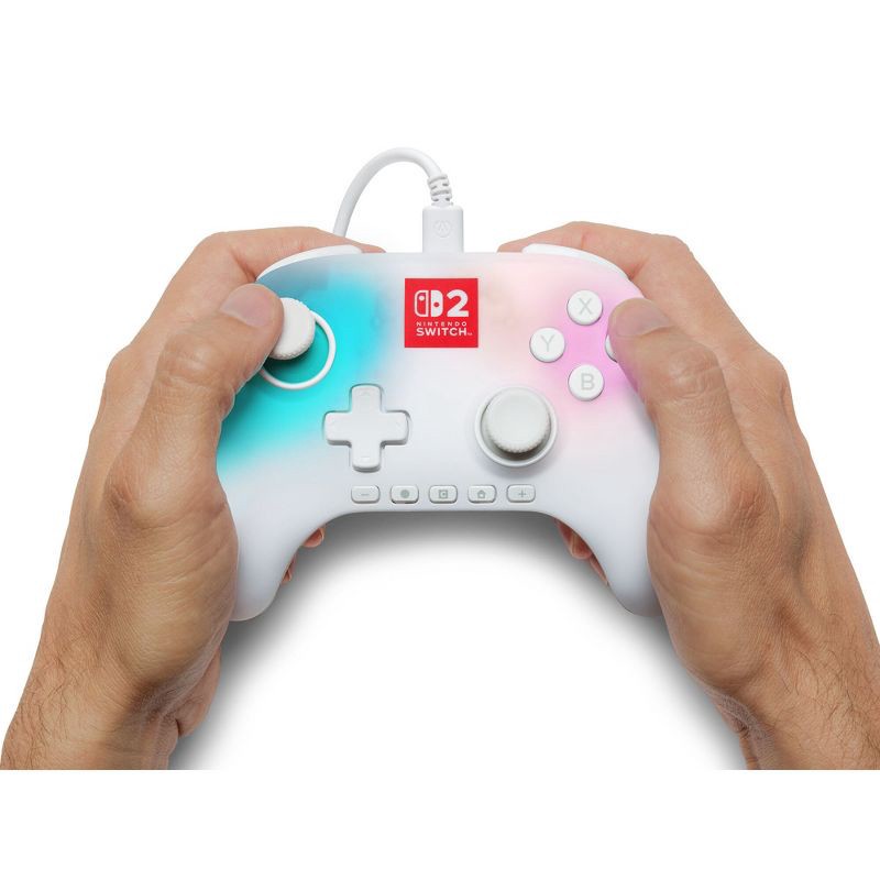 slide 15 of 17, PowerA Advantage Wired Controller for Nintendo Switch 2 - Lumectra: USB Connection, Nintendo Licensed, 1 ct