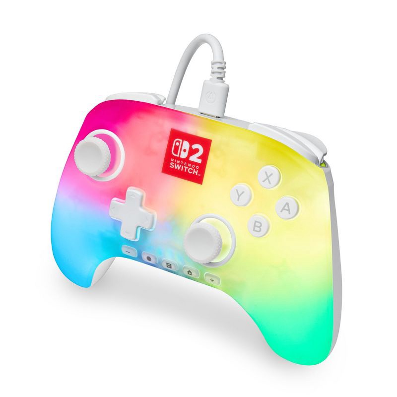 slide 8 of 17, PowerA Advantage Wired Controller for Nintendo Switch 2 - Lumectra: USB Connection, Nintendo Licensed, 1 ct
