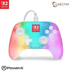 PowerA Advantage Wired Controller for Nintendo Switch 2 - Lumectra: USB Connection, Nintendo Licensed