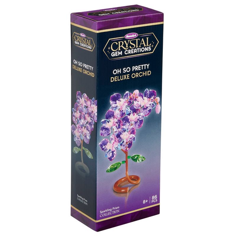 slide 9 of 9, Cra-Z-Art Crystal Gem Creations Blooming Orchid, 1 ct