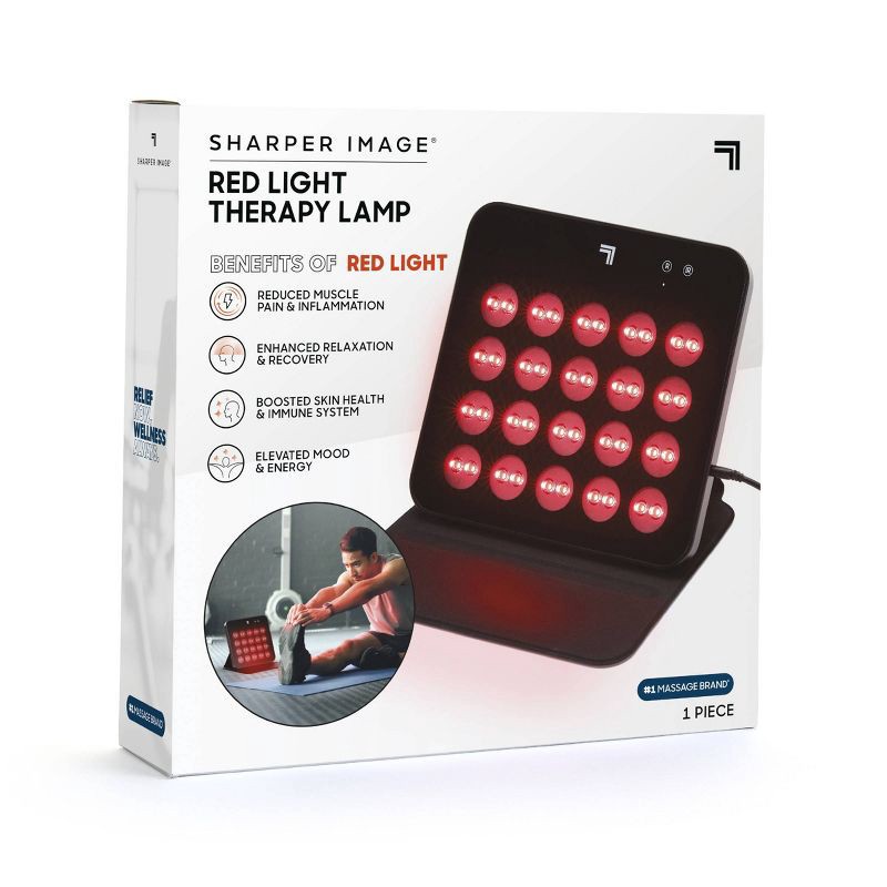 slide 7 of 8, Sharper Image Red Light Therapy Lamp, 1 ct