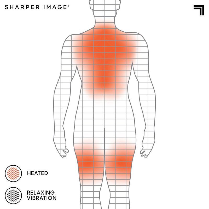 slide 5 of 7, Sharper Image Heated Neck and Shoulder Massager Wrap, 1 ct