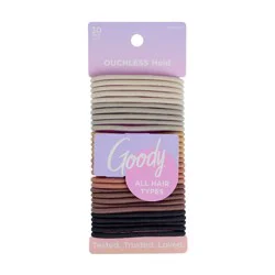 Goody Modernized Multicolor 4mm Elastics - 30ct