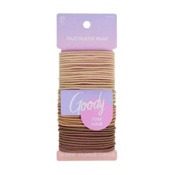 Goody Standard Blonde Elastics - 51ct: Hair Styling, For All Hair Types, Rubber Material