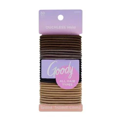 Goody Brown Multicolor 4mm Elastics - 30ct
