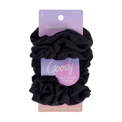 Goody Black Medium Scrunchy/Terry-O - 6ct