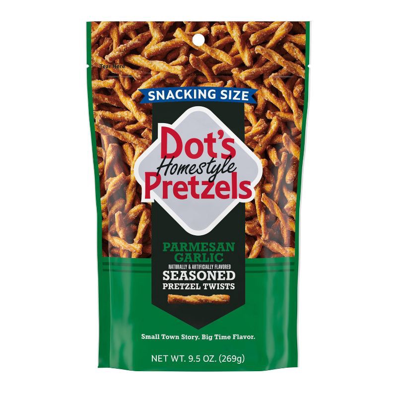 slide 1 of 7, Dot's Homestyle Pretzels Parmesan Garlic - 9.5oz, 9.5 oz