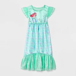 Disney Princess Toddler Girls' Disney Ariel Fantasy NightGown - Blue 2T