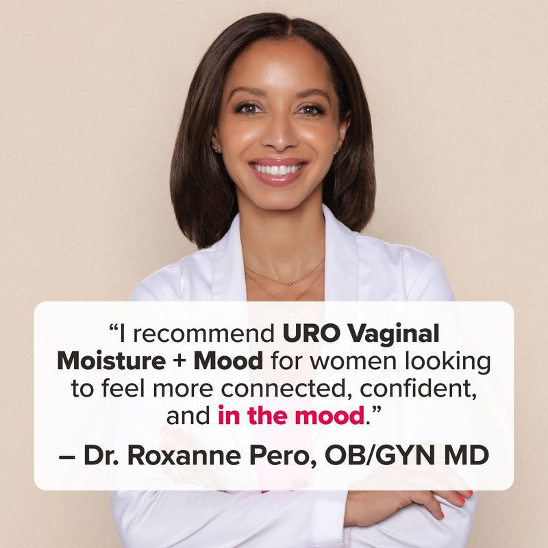 slide 5 of 8, O Positiv URO Vaginal Moisture + Mood to Support Vaginal Dryness, Intimacy, and Sexual Function Dietary Supplement - 60ct, 60 ct
