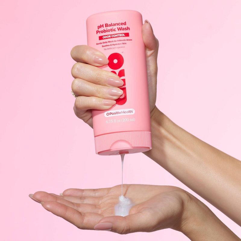 slide 2 of 10, O Positiv URO pH Balanced Probiotic Wash for Intimate Odor Control, pH Balance, Dryness & Irritation Support - 6.75 fl oz, 6.75 fl oz