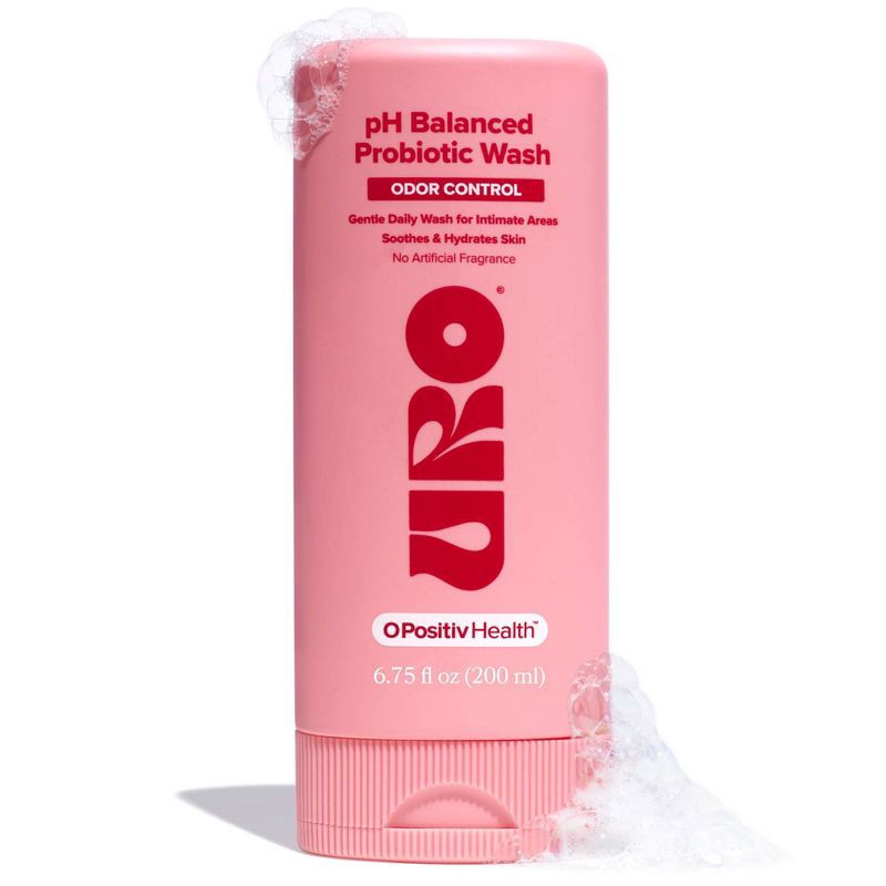 slide 1 of 10, O Positiv URO pH Balanced Probiotic Wash for Intimate Odor Control, pH Balance, Dryness & Irritation Support - 6.75 fl oz, 6.75 fl oz