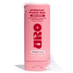 O Positiv URO pH Balanced Probiotic Wash for Intimate Odor Control, pH Balance, Dryness & Irritation Support - 6.75 fl oz