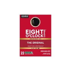 Eight O'Clock The Original Blend Medium Roast Coffee Pods - 22ct