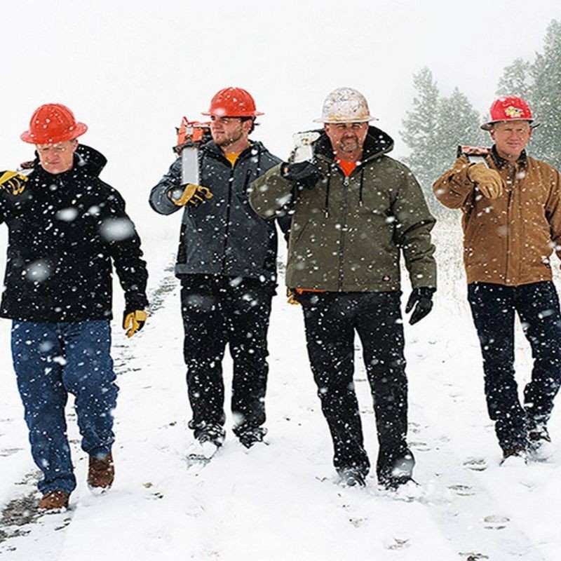 slide 4 of 4, Dickies Men's Merino Wool 4pk Crew Socks - Black/Gray 6-12, 4 ct