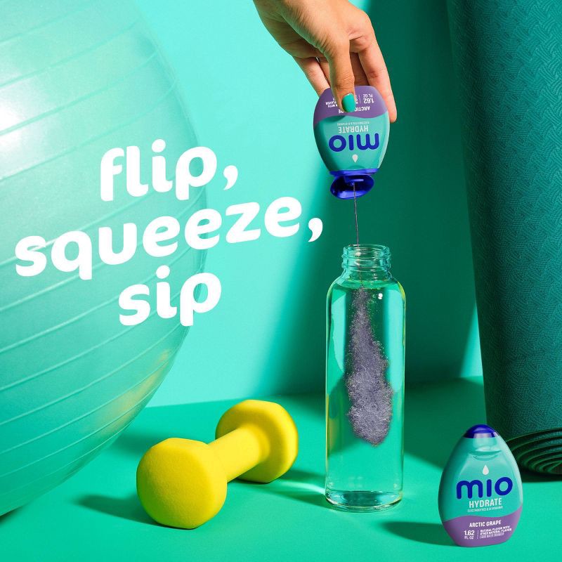 slide 8 of 9, MiO Hydrate Arctic Grape Flavored Drink Mix - 1.62oz, 1.62 oz