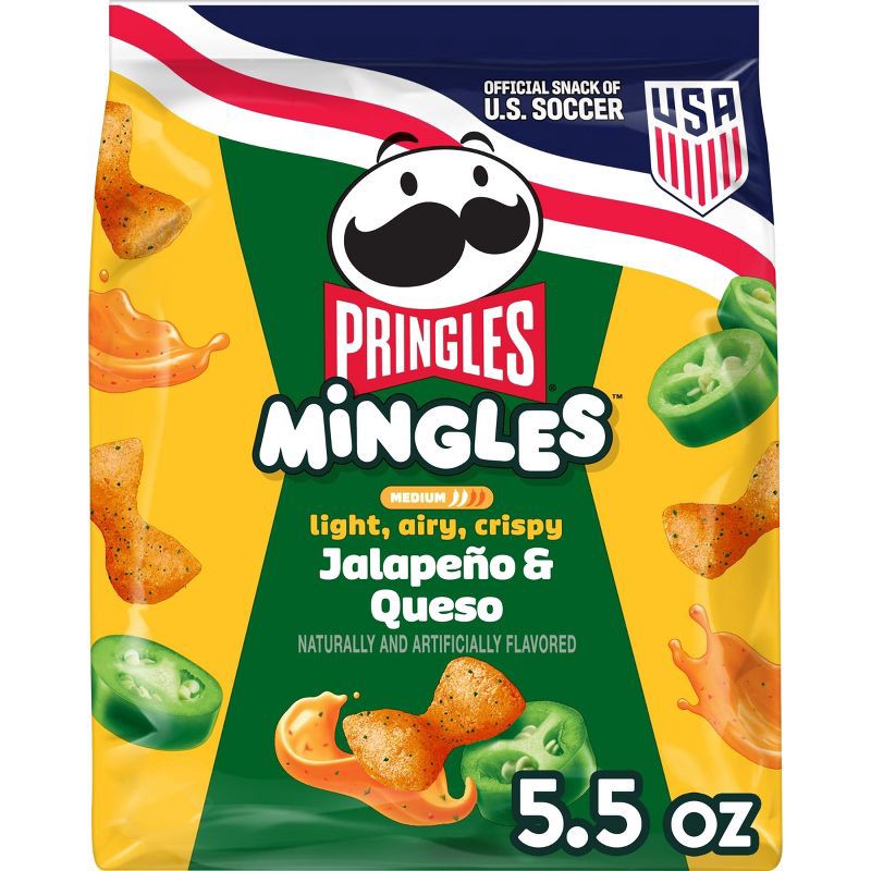 slide 1 of 10, Pringles Mingles Chips Jalapeno & Queso - 5.5oz, 5.5 oz