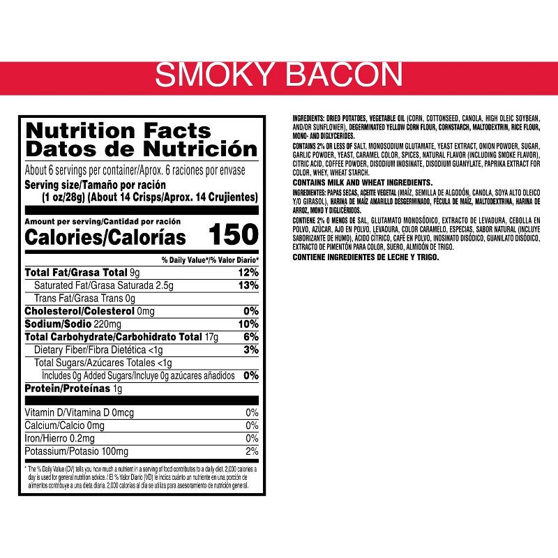 slide 2 of 3, Pringles Super Stack Smoky Bacon Potato Crisps Chips - 5.5oz, 5.5 oz