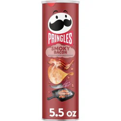 Pringles Super Stack Smoky Bacon Potato Crisps Chips - 5.5oz