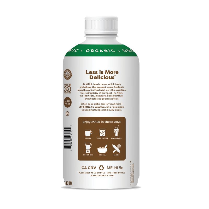 slide 2 of 5, MALK Organics Unsweetened Coconut Milk - 28 fl oz, 28 fl oz