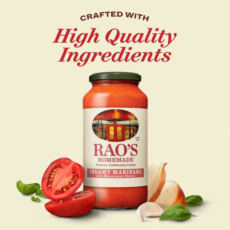 slide 3 of 9, Rao's Homemade Creamy Marinara Sauce with Mascarpone Cheese - 24oz, 24 oz
