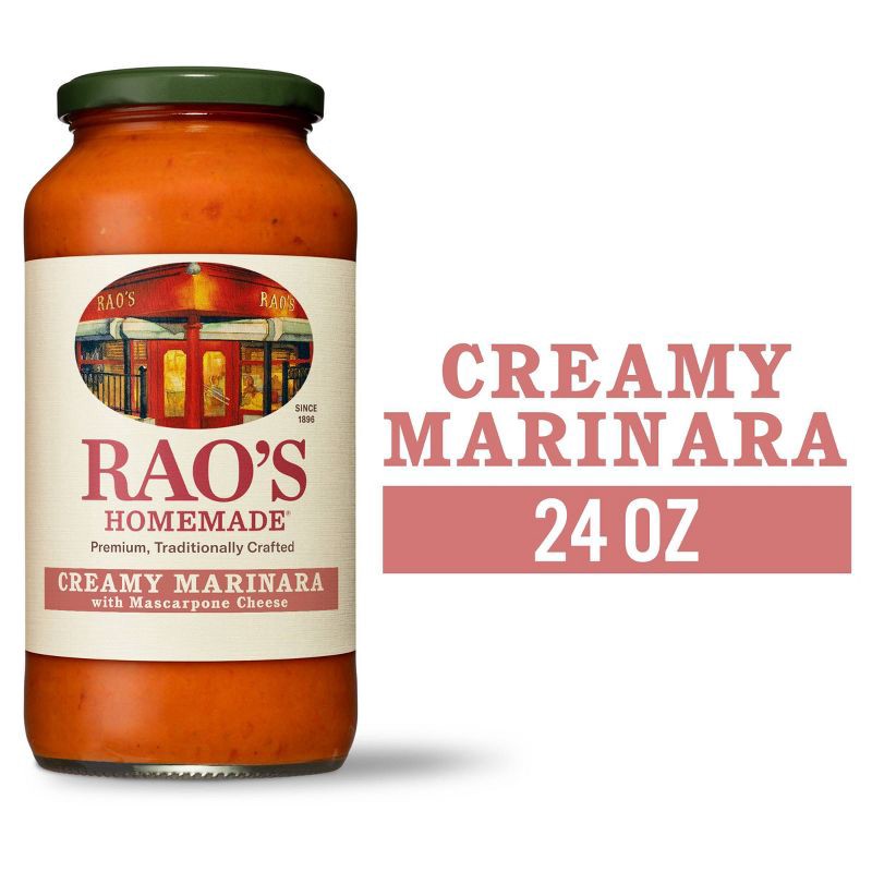 slide 9 of 9, Rao's Homemade Creamy Marinara Sauce with Mascarpone Cheese - 24oz, 24 oz