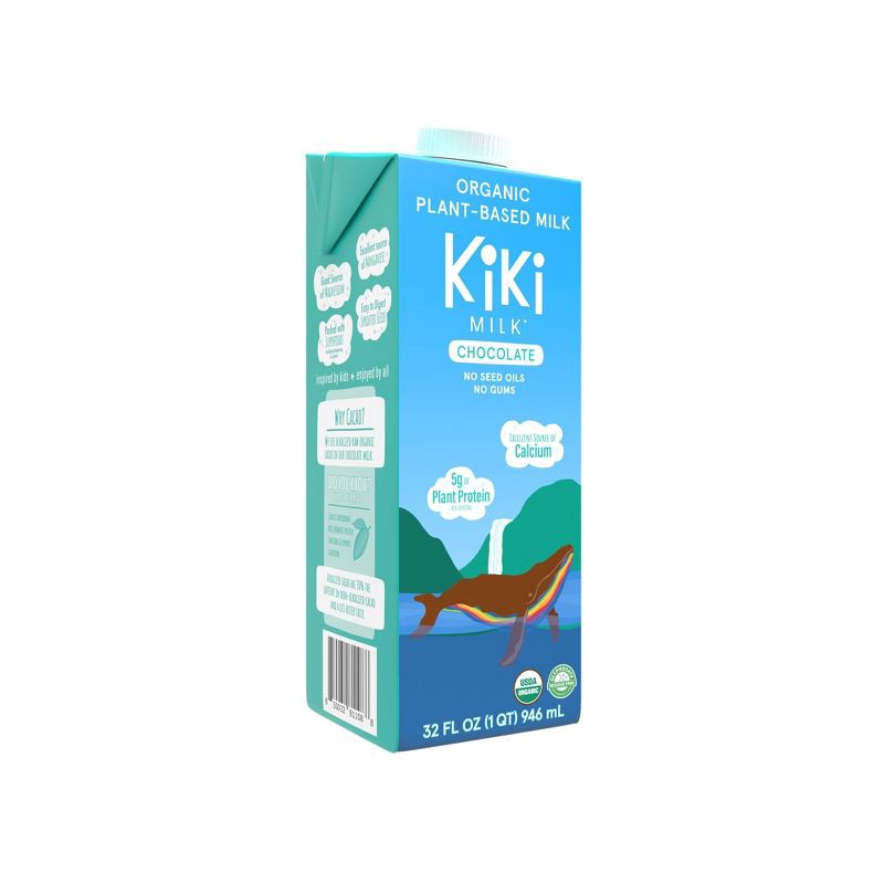slide 2 of 4, Kiki Milk Organic Dairy-Free Chocolate Oat Milk – 32 fl oz, 32 fl oz