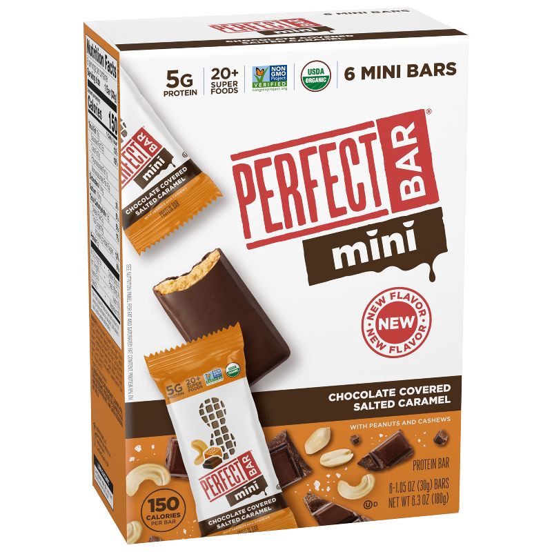 slide 2 of 5, Perfect Bar Salted Caramel Mini Bars - 6.3oz/6pk, 6.3 oz, 6 ct