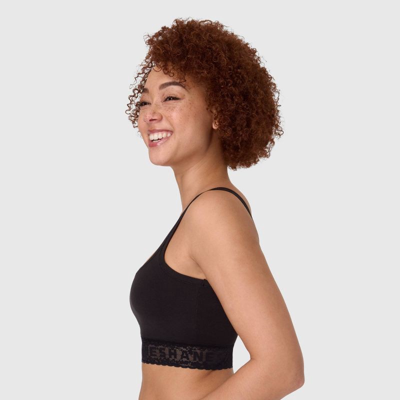 slide 3 of 6, Hanes Women's 2pk Holiday Lace Bralette - S, 2 ct