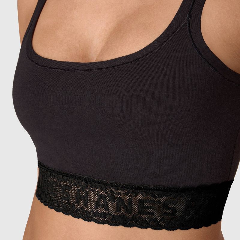 slide 5 of 6, Hanes Women's 2pk Holiday Lace Bralette - M, 2 ct