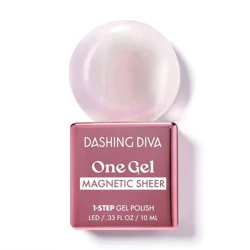 Dashing Diva One Gel Magnetic Nail Polish - Iridescent Topper (Sheer) - 10ml
