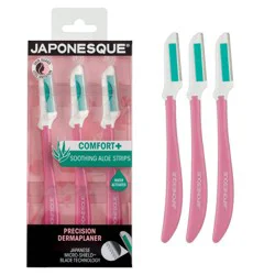 JAPONESQUE Precision Comfort + Dermaplaner - 3pk