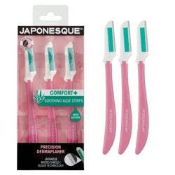 JAPONESQUE Precision Comfort + Dermaplaner - 3pk