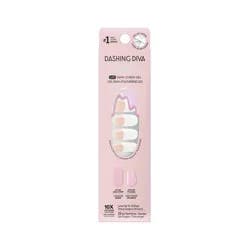 Dashing Diva Glaze Semi-Cured Gel Nail Polish Strips - French - Old School - 32ct