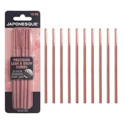 JAPONESQUE Lash Combs - 10pc: Eyelash And Brow Combs, Beauty Tools And Sets