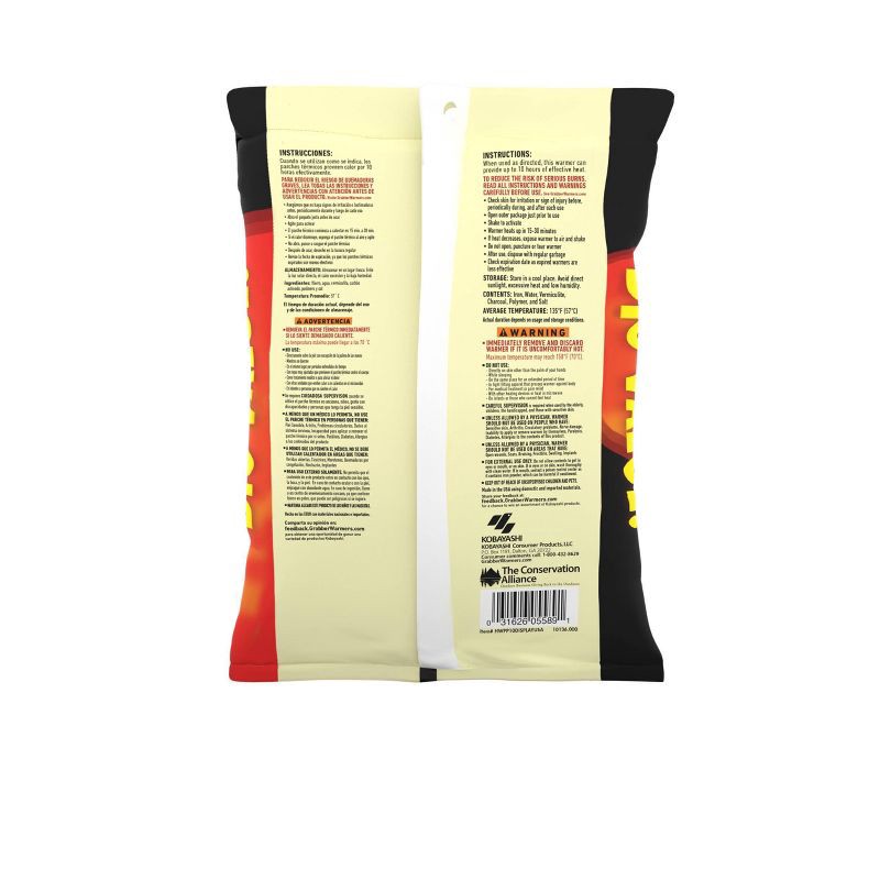 slide 4 of 4, Grabber Warmers Hand Warmer 10pk, 10 ct