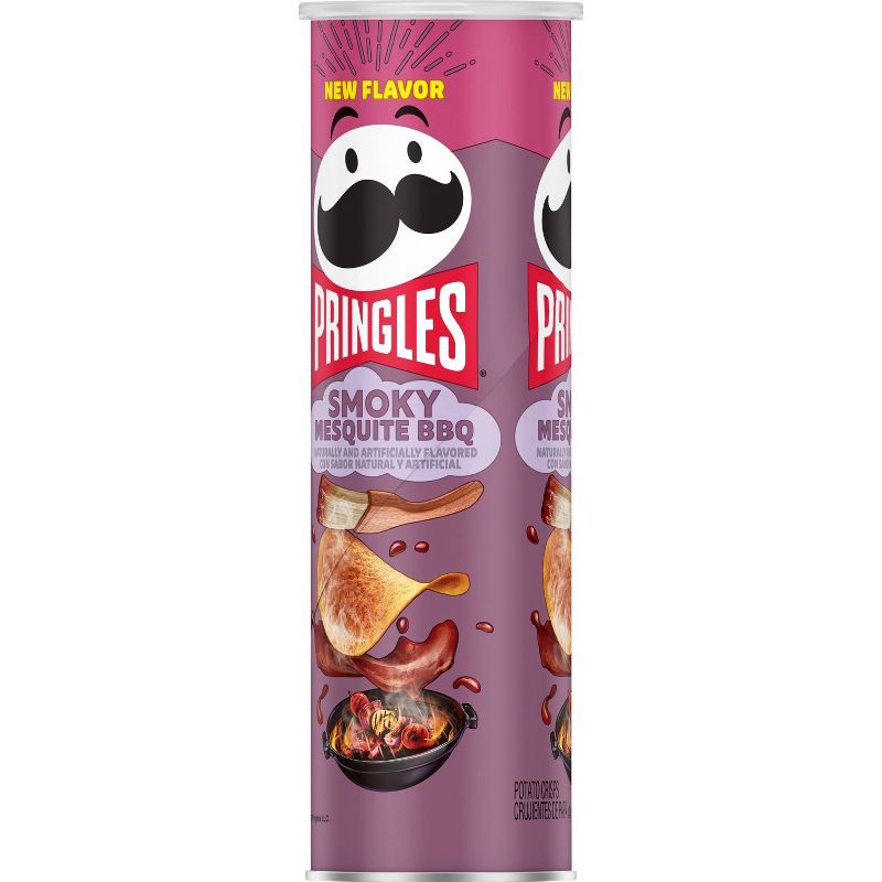 slide 5 of 5, Pringles Super Stack Smoky Mesquite BBQ Potato Crisps Chips - 5.5oz, 5.5 oz