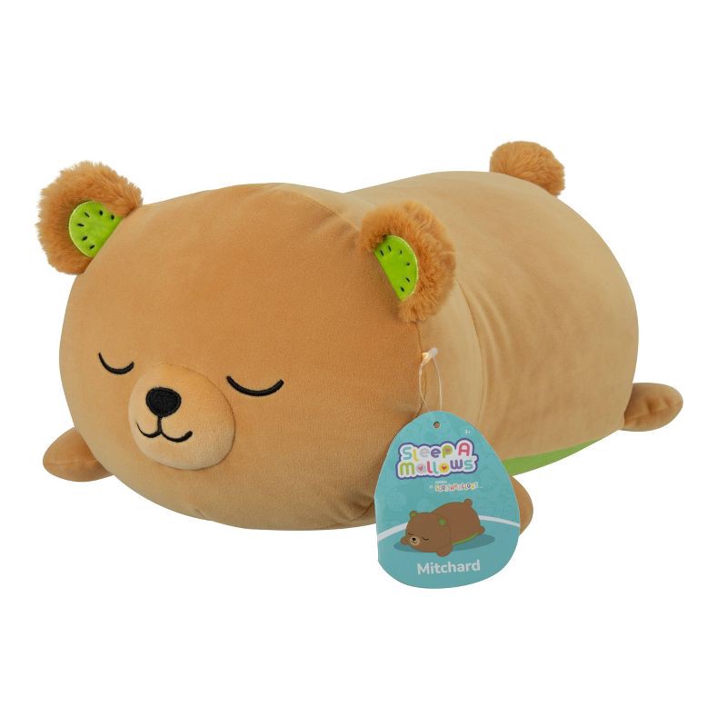 slide 2 of 12, Squishmallows 8" Weighted Kiwi Bear Sleepamallow Stuffed Animal, 1 ct