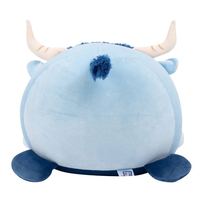 slide 9 of 11, Squishmallows 18" Jumbo Toro Blue Highland Cow Fuzzy Belly Sleepamallow Stuffed Animal, 1 ct