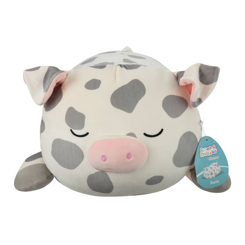 slide 4 of 11, Squishmallows 18" Jumbo Rosie Spotted Pig Sleepamallow Stuffed Animal, 1 ct