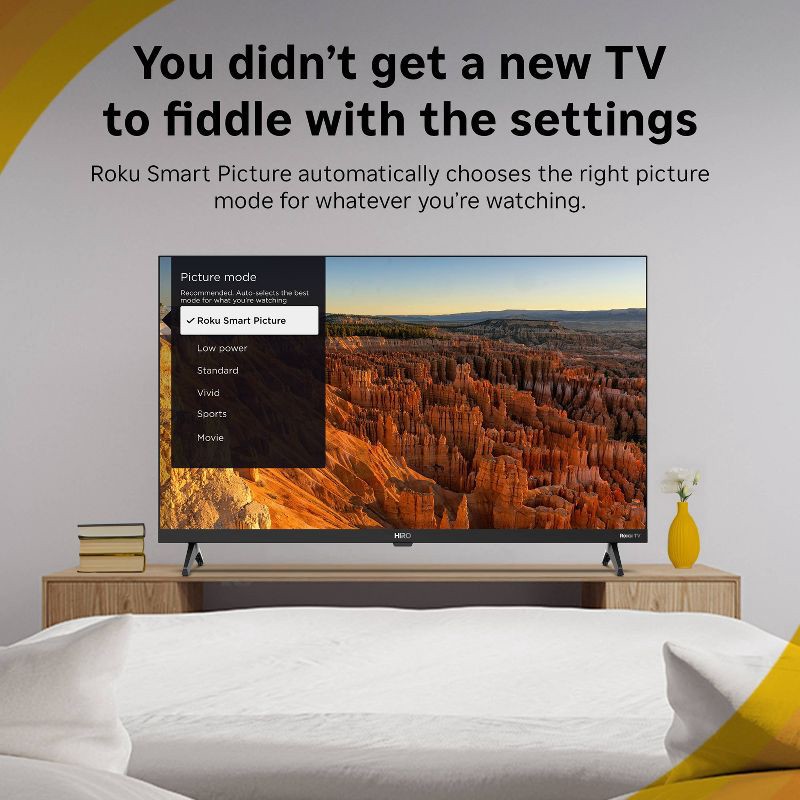 slide 11 of 16, Hiro Roku TV 32" 720p HD Smart TV Flat Screen LED Television with Roku TV and Dolby Audio for Streaming, 1 ct
