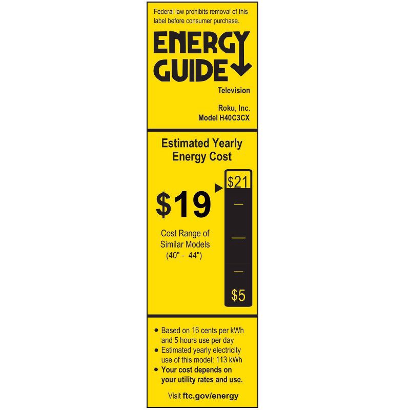 slide 16 of 16, Hiro Roku TV 40" 1080p Full HD Smart TV Flat Screen LED Television with Roku TV and Dolby Audio for Streaming, 1 ct