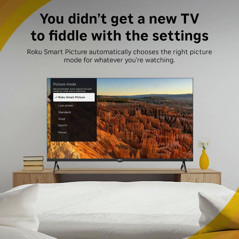 slide 11 of 16, Hiro Roku TV 40" 1080p Full HD Smart TV Flat Screen LED Television with Roku TV and Dolby Audio for Streaming, 1 ct