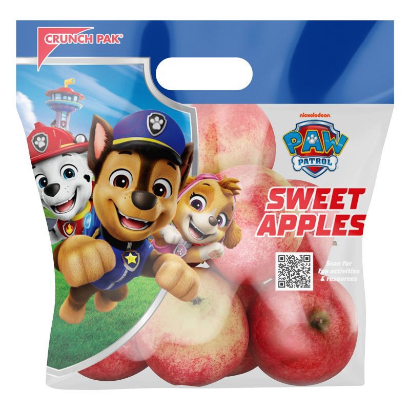 slide 1 of 3, CrunchPak PAW Patrol Sweet Apples - 3lbs Bag, 3 lb