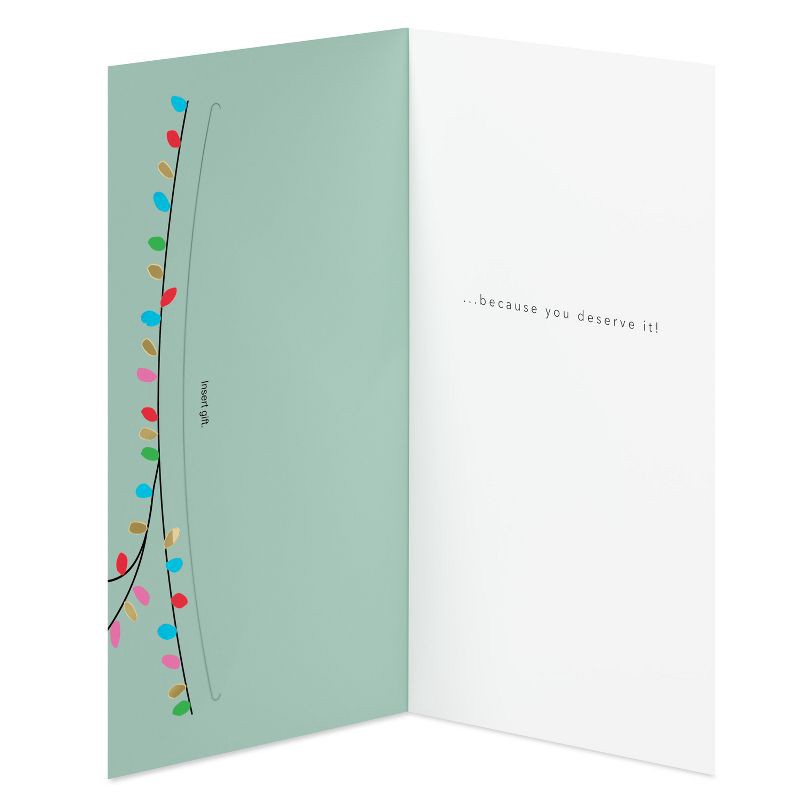 slide 2 of 4, Carlton Cards Christmas Money and Gift Card Holder Bright Holiday, 1 ct